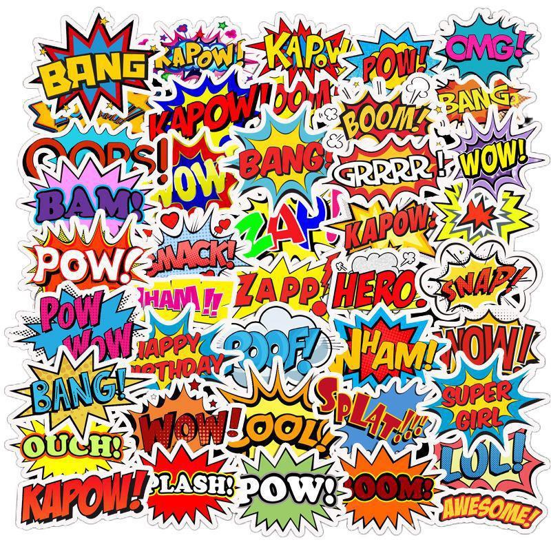 10/50PCS Rock Band Stickers Letter Graffiti Stickers for DIY Luggage Laptop Skateboard Motorcycle Bicycle Stickers