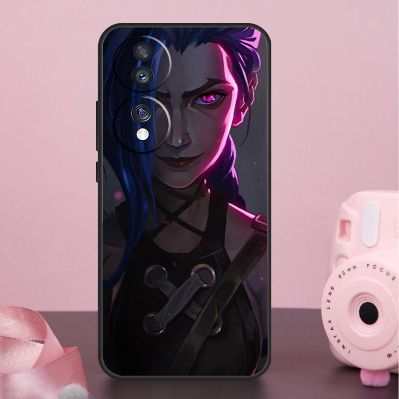 

Чехол для телефона Arcane Jinx для Honor X8b X9b X6a X7a X8a X9a X6 X7 X8 X9 50 70 90 Magic 5 Lite Magic 6 Pro Honor 10 Lite