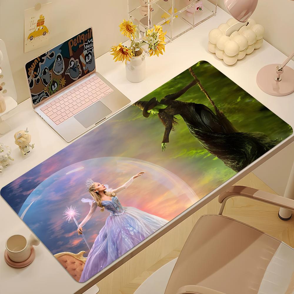 Movie WWicked For Good Mouse Pad Desk Mat Large Nonslip Antifray Keyboard Ergonomic Office Rubber PC Home Custom