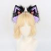 Halloween Cat Ear Headband Plush Faux Fur Pumpkin Headpiece Lolita Cosplay Adult Costume Accessory