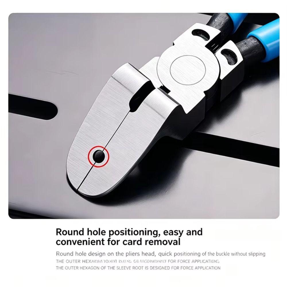 Ergonomic Handle Auto Trim Removal Tool Fastener Plier Rivets Pry Puller Door Clip Removal