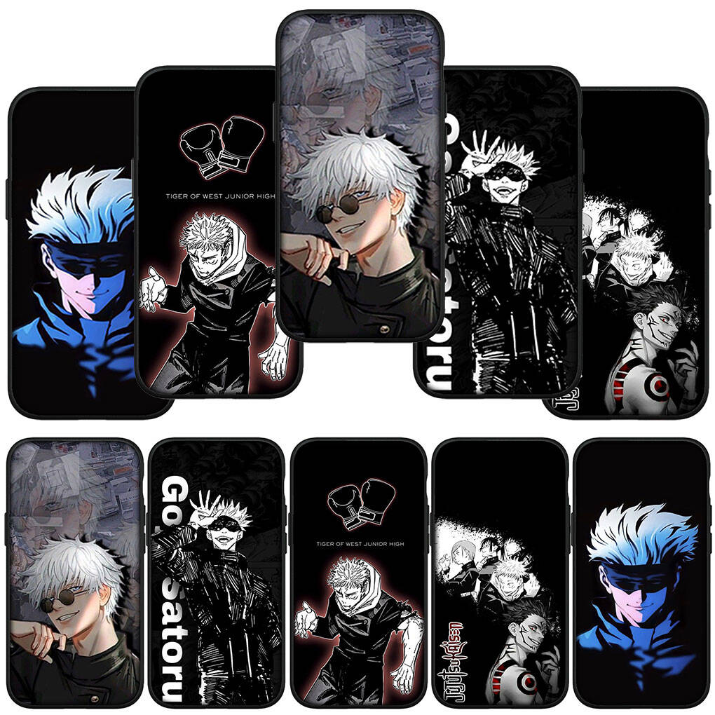 Handyhülle für Samsung Galaxy S25 S23 S22 S24 Ultra FE A05 A06 A15 A16 A36 A37 A35 A54 A55 A56 A57 A25 A26 A53 Comics Gojo Satoru Jujutsu Kaisen Cover