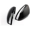 2Pcs LHD Car Side Rearview Mirror Caps Cover for Benz C E GLC Class W205 X253 W213 W222 2016- ABS Car Accessories (Glossy Black)