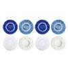 8pcs Car Polishing Pad Bonnet Set Microfiber Cotton Wool Coral Fleece Buffing Pad Cover for 6in Car Polisher