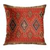 Red Moroccan ethnic style short plush pillowcase sofa cushion cover home decoration can be customized for you 40x40 50x50 60x60