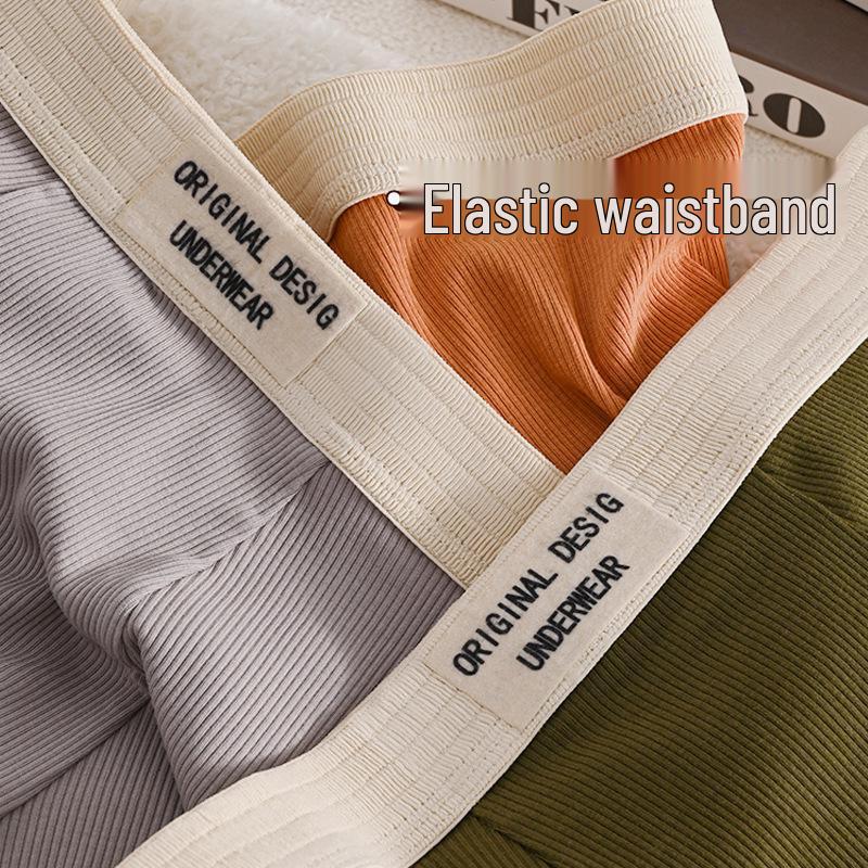 YZL Men's Pure Cotton Boxer Briefs - Breathable, Comfortable, Simple Design for Men and Boys