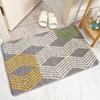 Modern Minimalist Cashmere Skin-friendly Floor Mat, Comfortable and Soft Non-slip Bathroom Floor Mat for Shower Rooms