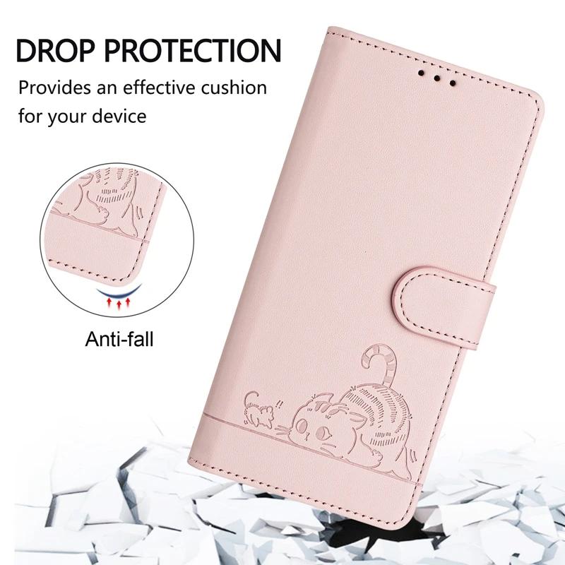 For Samsung Galaxy A16 5G Case Leather Wallet Anti-theft Brush Case on For Etui Huawei Samsung A16 A 16 SM-A166B A06 Phone Cover