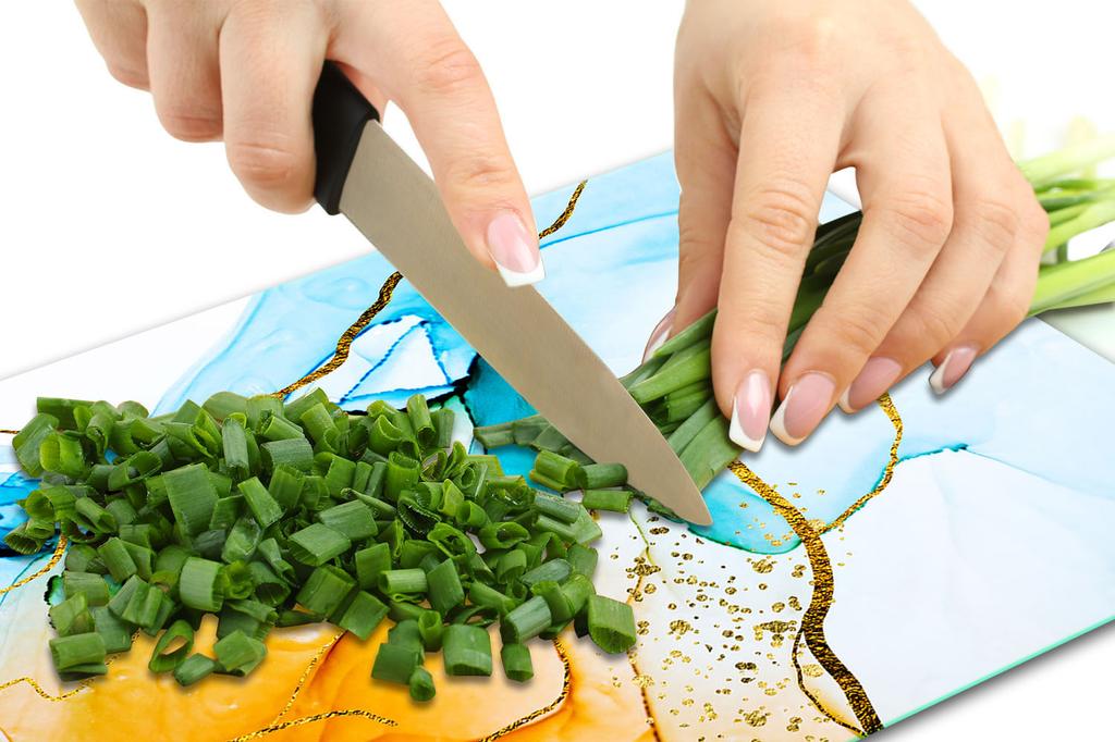 Glass Board Cutting Board 52X40 Marble