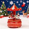 Carillon Giostra Albero di Natale: Regalo di Compleanno Creativo e Ornamento da Scrivania