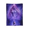 MMadonna s Singer Knitted Blanket  Wool Throw Blanket Bed Sofa Personalised Lightweight Bedspreads