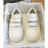 Little white shoes, white Velcro sports and leisure shoes, children's new bread women's shoes, thick-soled heightening board shoes