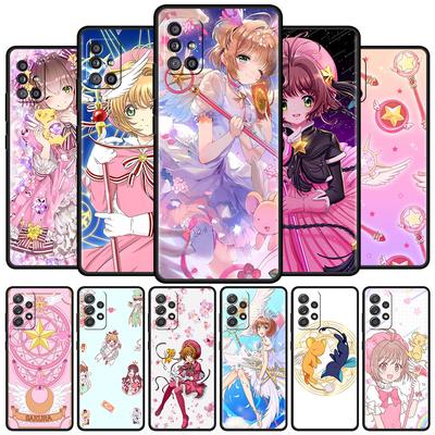 Matte Phone Case For Samsung Galaxy A12 A52 A51 A32 A21s A71 A02s A31 A72 A22 A41 Shockproof Soft Cover Cardcaptor Sakura