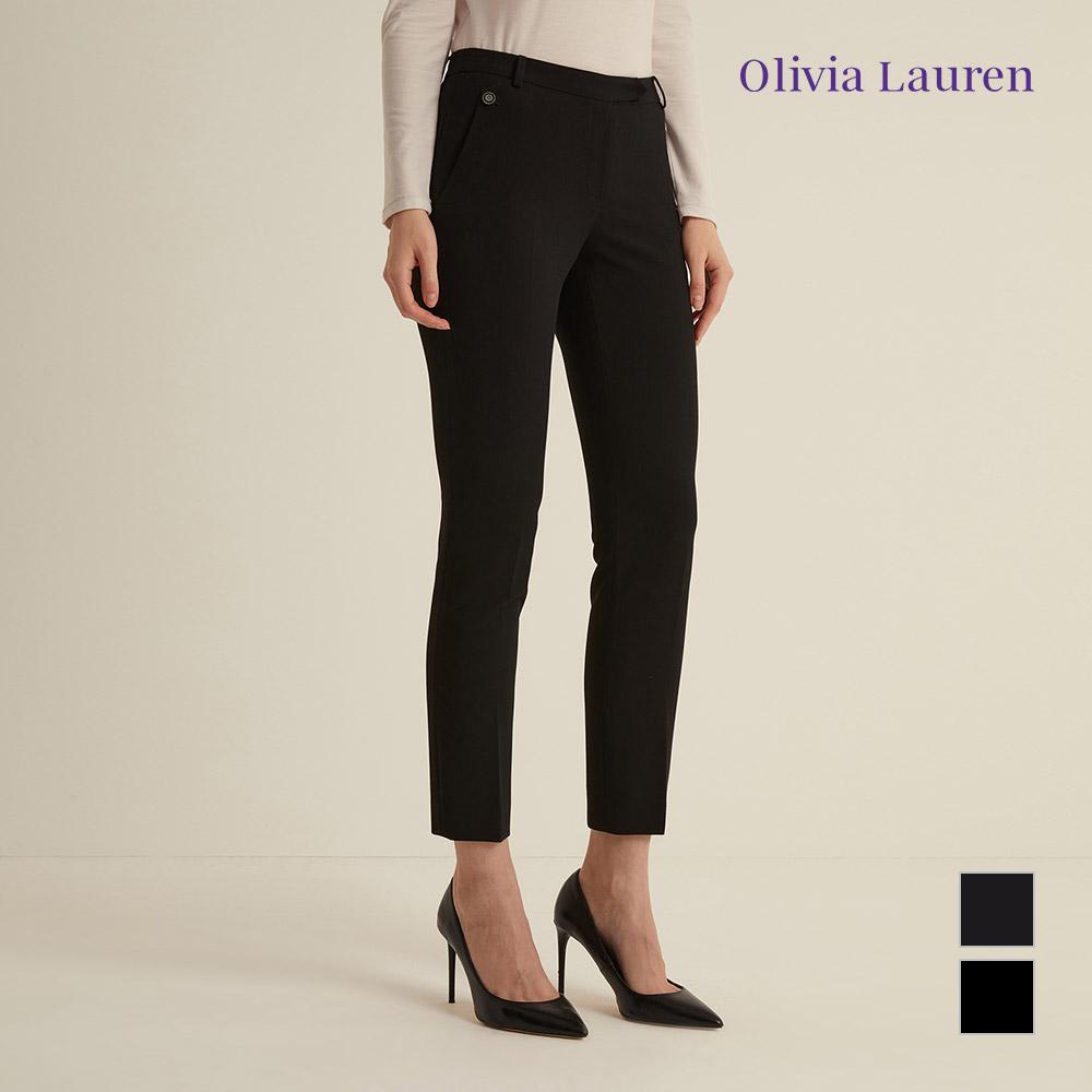 OLIVIALAUREN Slim Straight Fit Pants_Vocdlxs1321