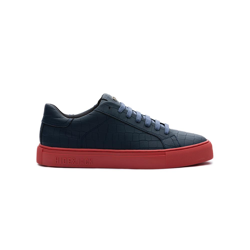 Hideandjack Essence Croco Sneakers - Navy
