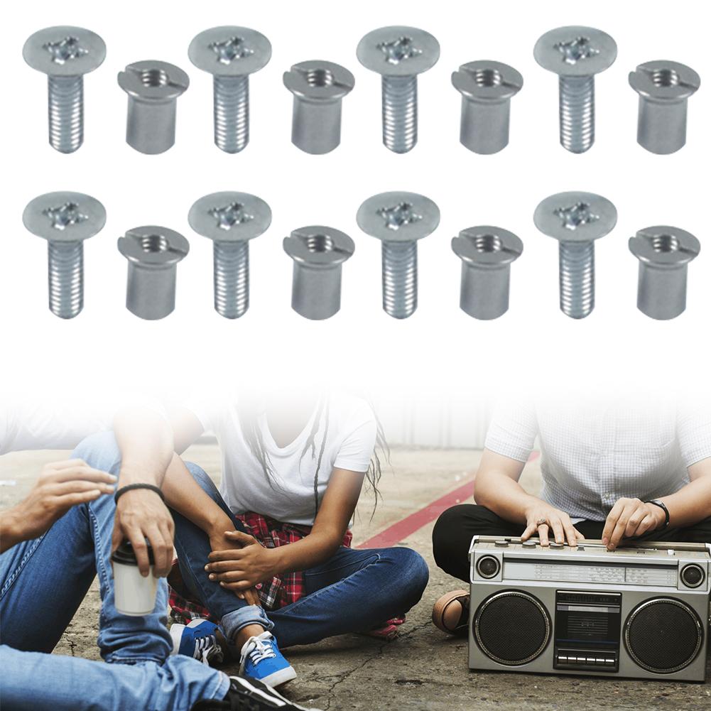 24Pcs Hardware Screw Set Stainless Steel Metal Screws Fasteners Kit Universal for 10.5inch 1/4inch Reel Tape