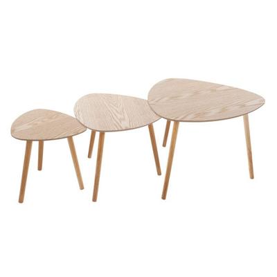 Set of 3 Miléo Atmosphera Wooden Nesting Tables