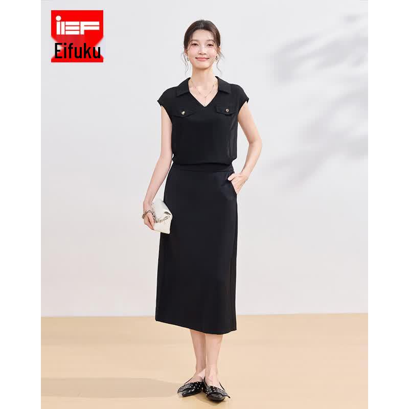 IEF Summer Chiffon Commuter Outfit Set M
