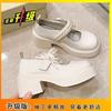 French fairy style pearl Mary Jane shoes 2025 autumn new Internet celebrity Korean version sweet skirt platform single shoes leather shoes