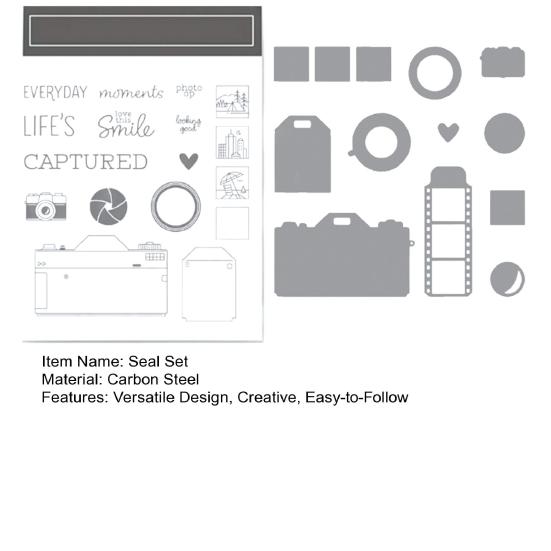 Stamps And Dies for Card Making And Scrapbooking Embossing Dies And Clear Stamps for Photo Albums Gift Boxes Greeting Cards DIY Scrapbooking Kit