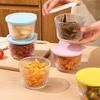 1/4Pcs 200Ml Glass Storage Jars Transparent Thicken Glass Storage Containers Multifunction Fresh-Keeping Mini Clear Jars Kitchen