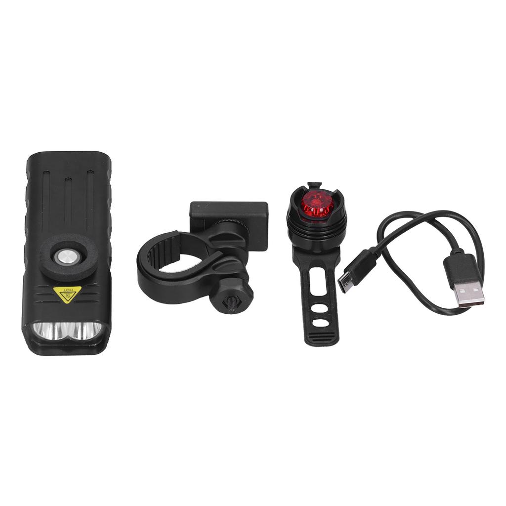 Bicycle LED Headlight Taillight USB Charging Cycling Light Waterproof Bicycle Light