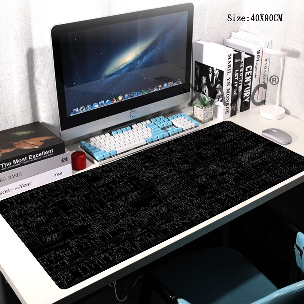 Mechanical Drawings Mouse Pad Gaming Xl Home Large Big Hd Hybxaxc Xxl Mouse Pad Natural Rubber Carpet NonSlip Desk Table Mat