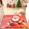 Cross-border Cartoon Christmas Decorative Carpets Christmas Holiday Printed Door Mats Water-absorbing Non-slip Door Mats