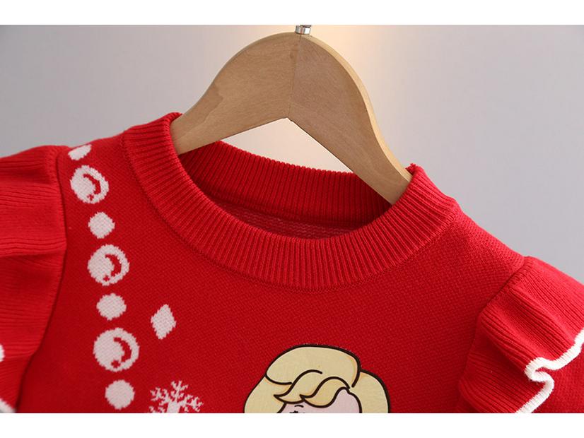 Aisha Woolen Dress for Girls - Elsa Frozen 2025 Spring/Autumn Collection Sweater Dress