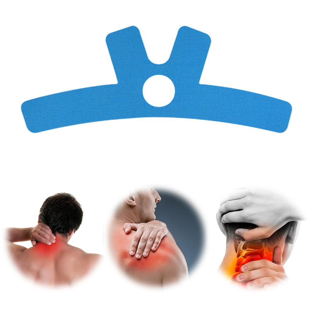 10Pcs Unisex Precut Kinesiology Tape Easy Adhesive Elastic Sports Tape for Neck and Shoulder for Sports Muscle Support