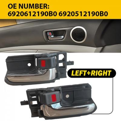 Fit Toyota 2003-2008 Corolla Ide Interior Door Handle Right Left Gray Chrome