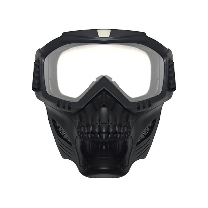 Dustproof Motocross Glasses Adjustable Motorcycle Goggles Breathable Full Face Protective Motorbike Dirt Bike Off-road Mask