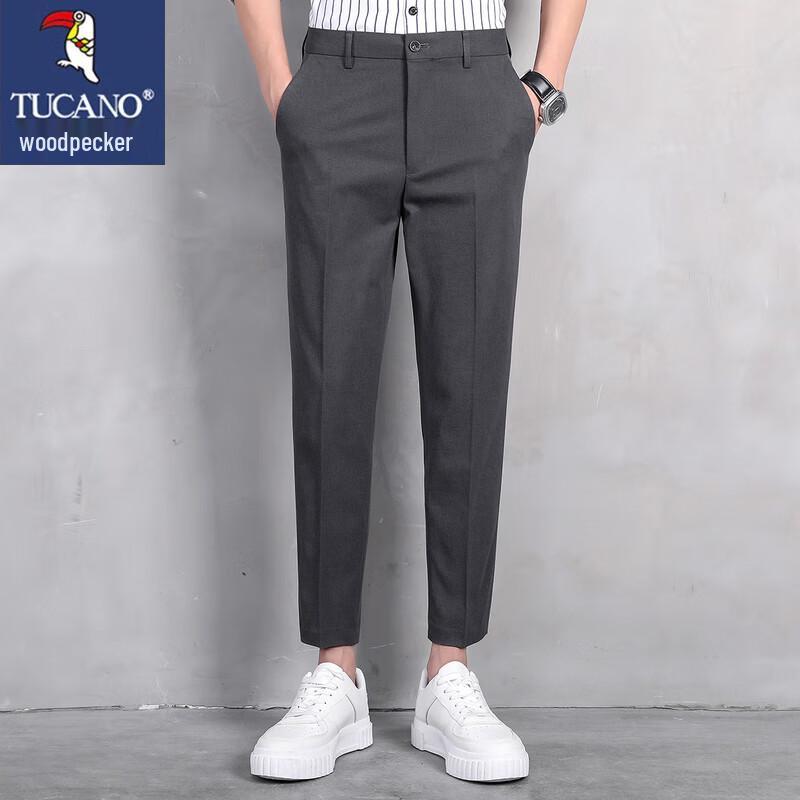 

TUCANO Men s Slim Fit Ankle Dress Pants 36