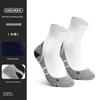 Wrels Professional Coolmax Running Socks for Men, Outdoor Cycling Sports Socks for Women, Thickeneded Mid-Calf Warm Terry Socks