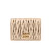 Small Matelassé Nappa Leather Women's Bi-Fold Wallet 5MV021 AFPP F0236
