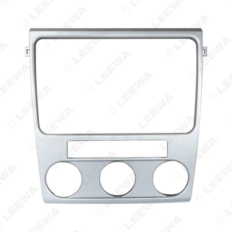 Volkswagen Lavida 2010-2012 Double DIN Stereo Frame Faceplate - Silver