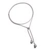 Sparkling Rhinestones Layered Necklace Stackable Jewelry Dainty Long Chain Neckchain Jewelry For Casual Or Party Outfit
