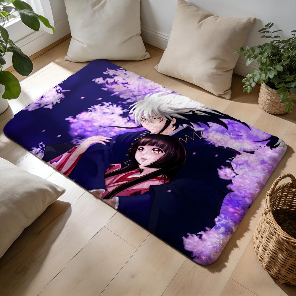 NNurarihyon No Mago Anime Floor Mat Soft Flannel Absorbent Mat Non-Slip Rug Home Bedroom Bathroom