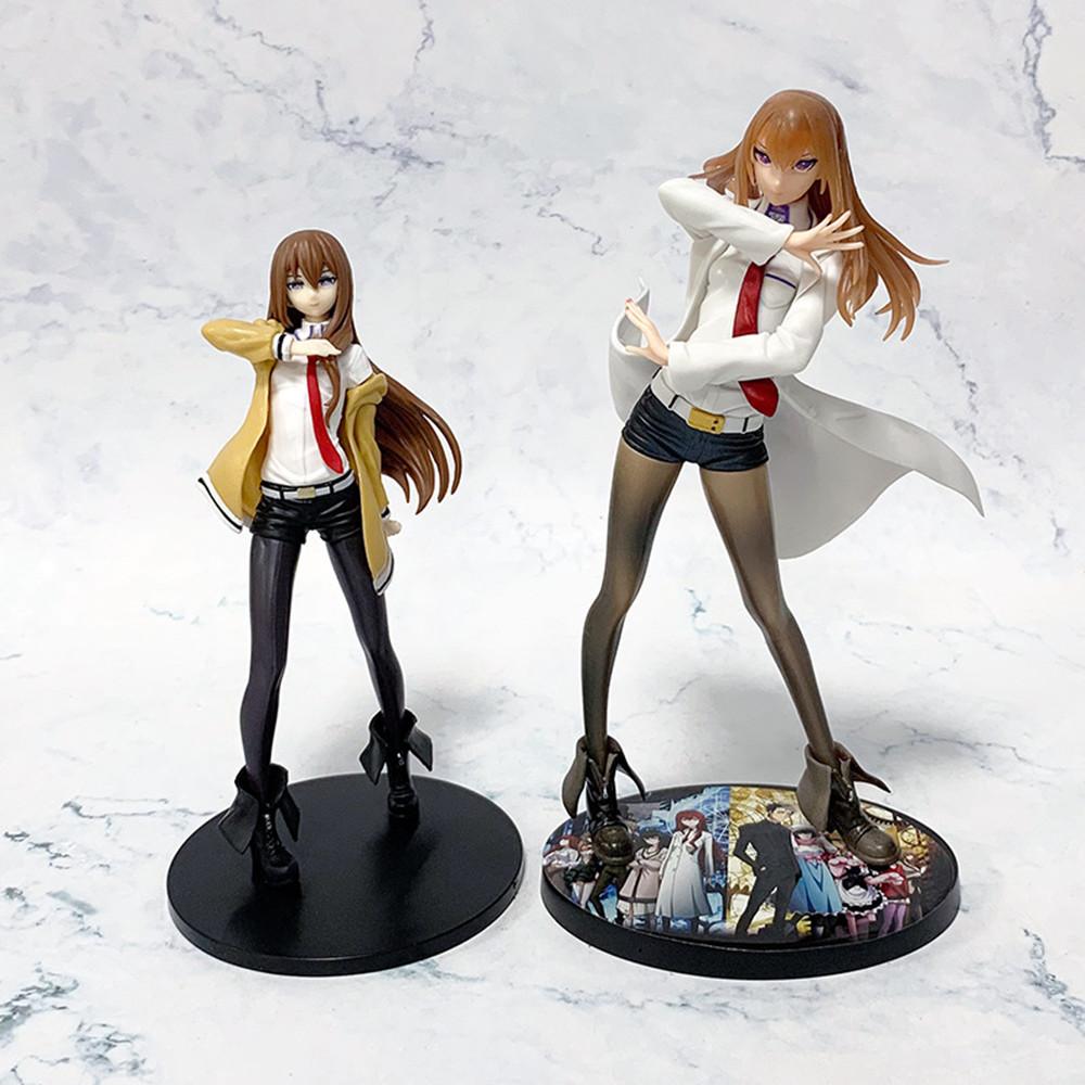 Steins Gate Anime Girl Figure Makise Kurisu Action Figure Steins;Gate Kurisu Makise Figurine Collectible Model Doll Toys