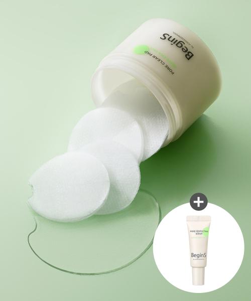 Begins by Jung Saem Mool Pore Clear Pad 70ea (Free Pore Perfecting Serum 5ml) Pore Clear Pad