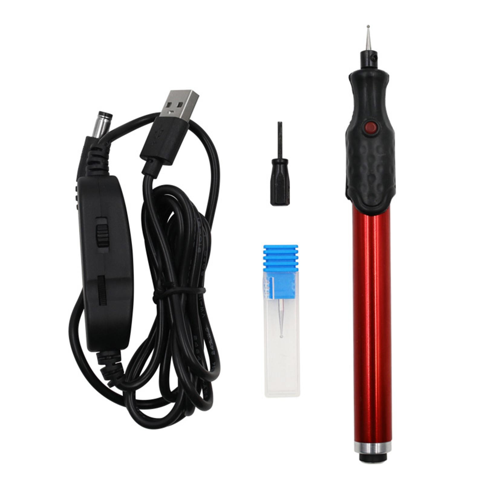 

Electric Engraving Pen USB Adjustable Speed Portable Mini Electric Engraver for Metal Wood Glass