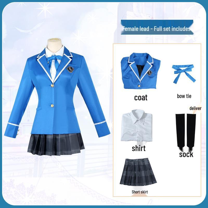 Ensemble Stars Hiyori Itsuki Hokuto Unisex School Uniform Cosplay Costume Set