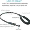 Stretchable Double Head Dog Rope Nylon Elastic Traction Rope Double Headed Leash  Small Dogs