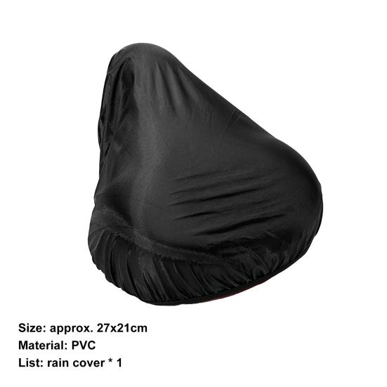 PVC Bicycle Seat Cover Waterproof Lightweight High Strength Bike Cushion Cover for Bicycle