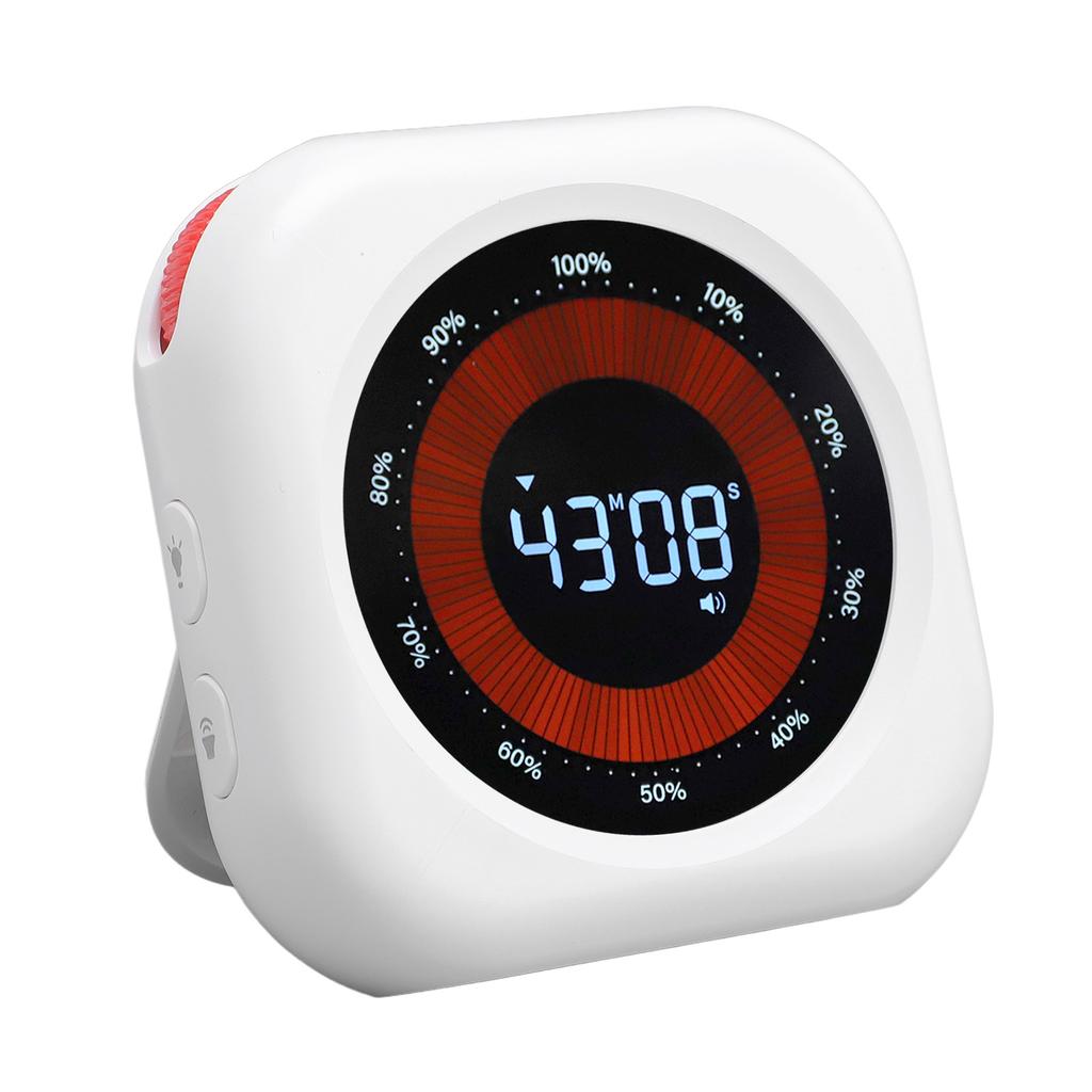 Cronometru Vizual Digital Silențios Reîncărcabil Cronometru de Birou cu Afișaj VA Cifre Clare Volum Reglabil