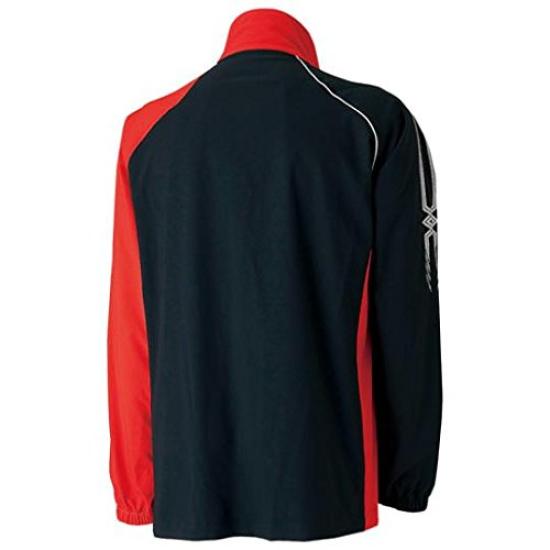 Mizuno Racquet Sports Unisex Training Cross Shirt 62MC5022 96 Black x Chinese Red M