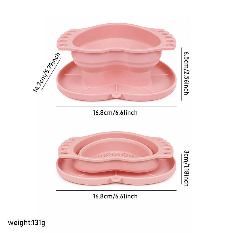Collapsible Silicone Washing Bucket Foldable Portable for Makeup Brushes Paintbrushes Travel Outdoor Painting Activities