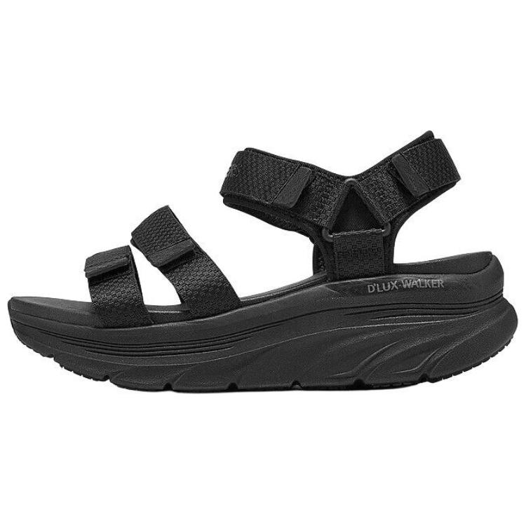 Skechers Modern Comfort Sandals Women Black Minimalist Comfort One-Strap Sandals 119828-BBK 35