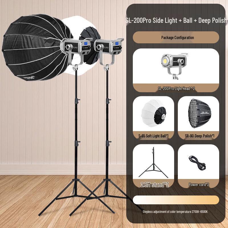 YONGEER SL200 LED Spherical Fill Light Kit