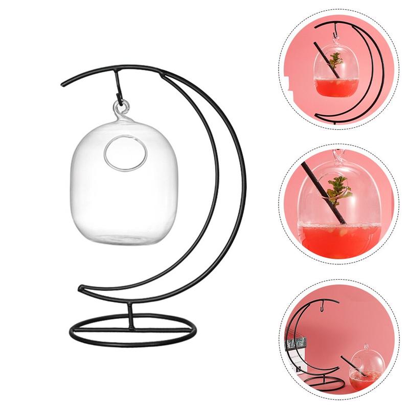 One individual drink, glass of water, hanging cocktail, creative glass.